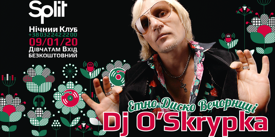 Ethnic disco party – vechornytsi with DJ Oleg Skrypka
